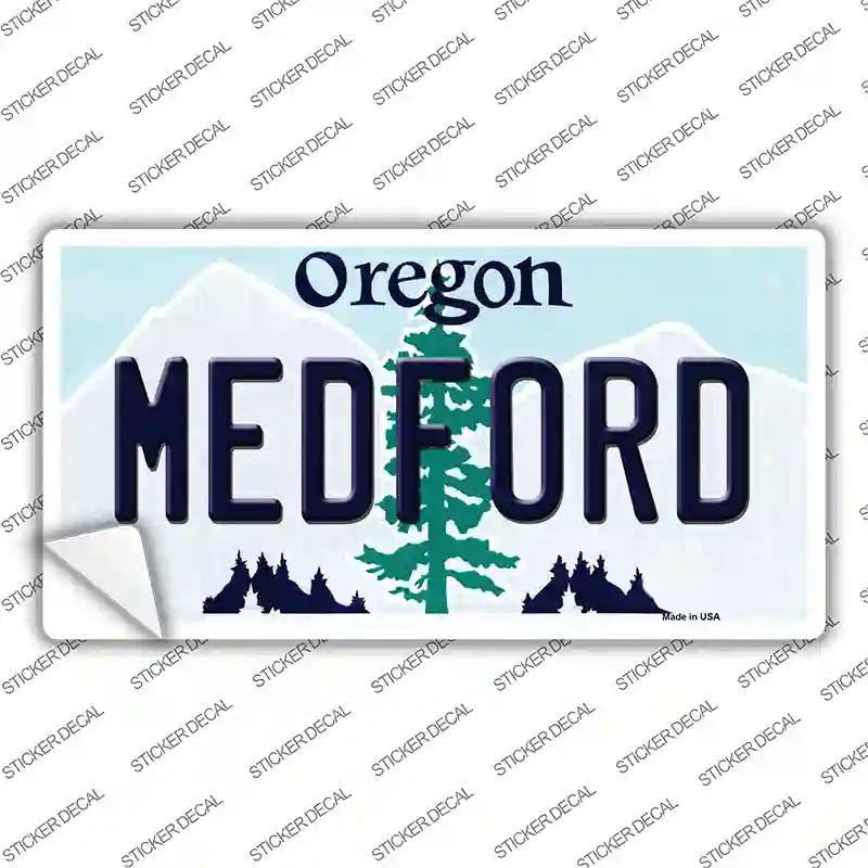 LP-10347s-XL Medford Oregon Novelty Sticker Decal, Extra Large