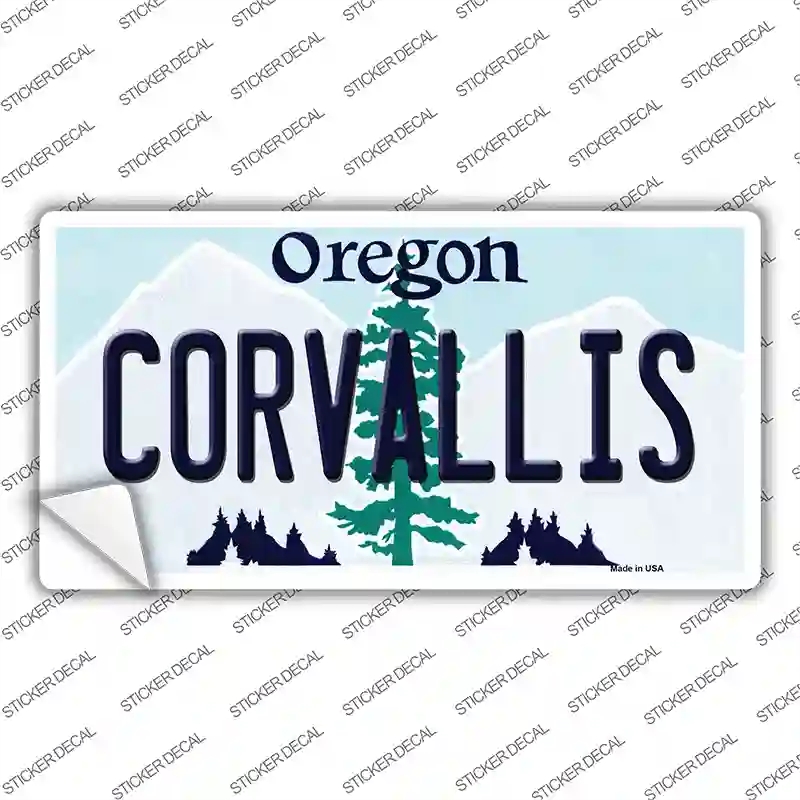 LP-10349s-S Corvallis Oregon Novelty Sticker Decal, Small