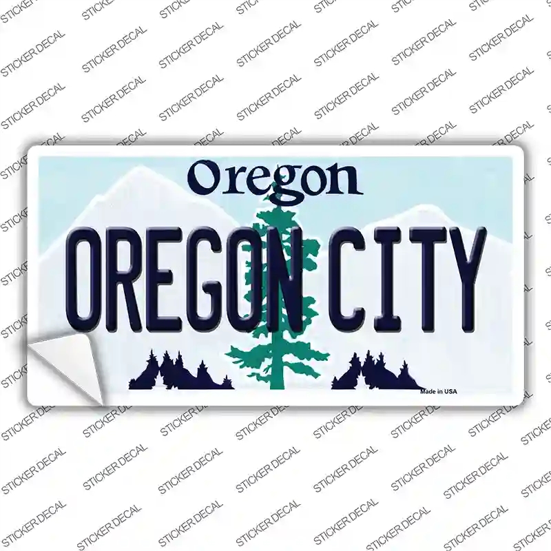 LP-10350s-S Oregon City Novelty Sticker Decal, Small