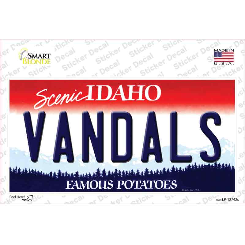 LP-12742s-M Vandals Novelty Sticker Decal, Medium