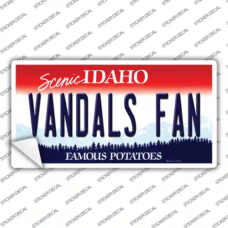LP-12744s-S Vandals Fan Novelty Sticker Decal, Small