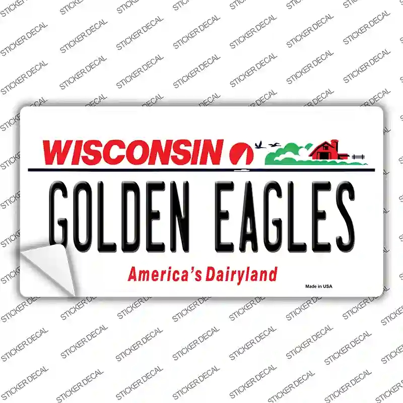 LP-13117s-L Golden Eagles Novelty Sticker Decal, Large