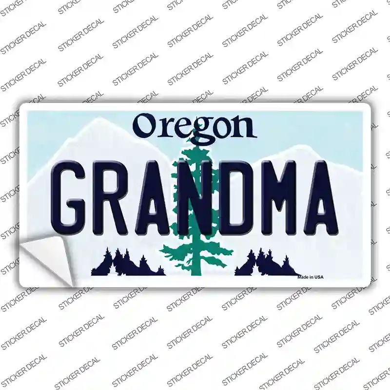 LP-10360s-S Grandma Oregon Novelty Sticker Decal, Small