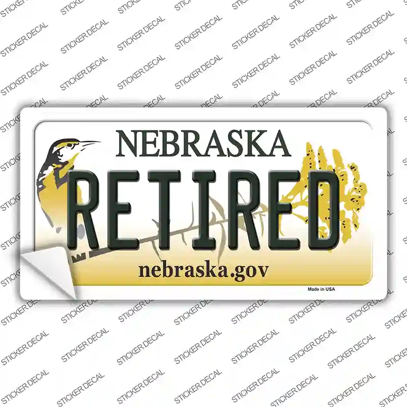 LP-10588s-S Retired Nebraska Novelty Sticker Decal, Small