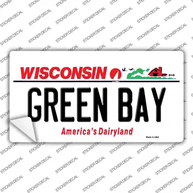 LP-10613s-S Green Bay Wisconsin Novelty Sticker Decal, Small