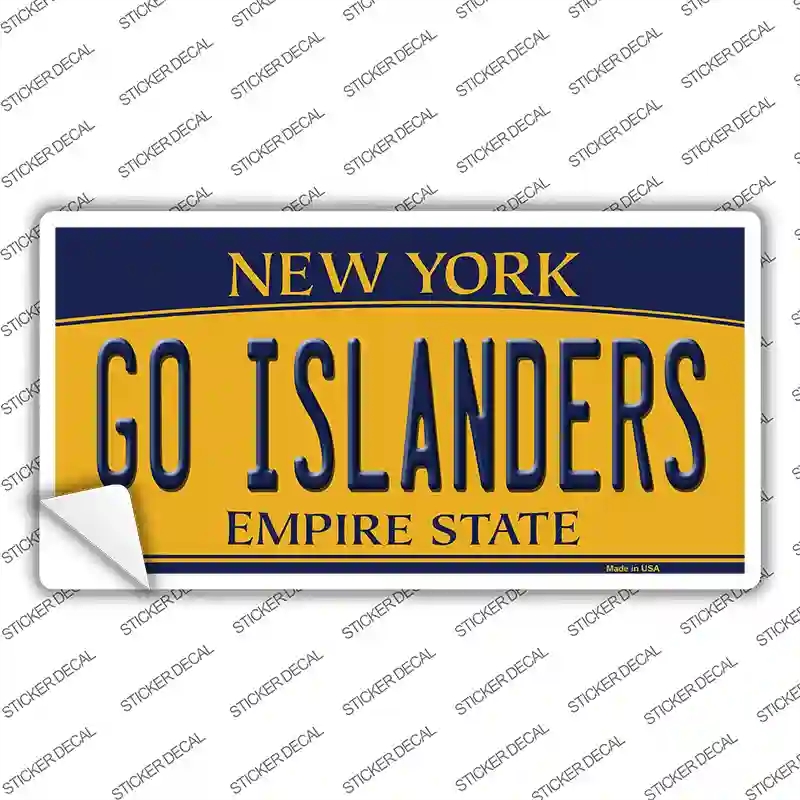 LP-13465s-S Go Islanders Novelty Sticker Decal, Small