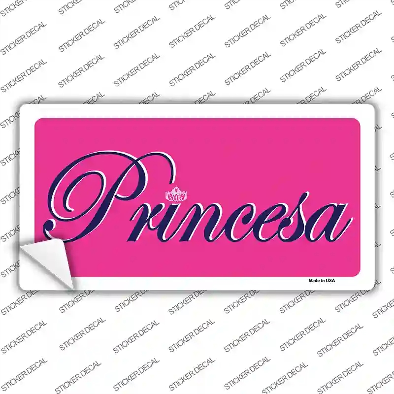LP-1130s-S Princesa Novelty Sticker Decal, Small