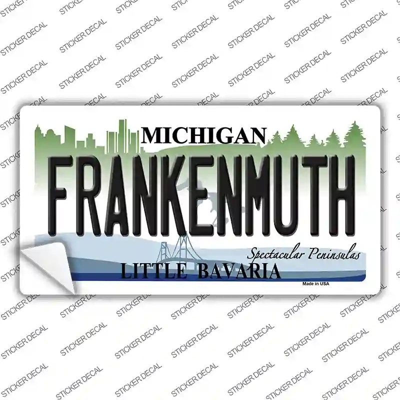 LP-11029s-XL Frankenmuth Michigan Novelty Sticker Decal, Extra Large