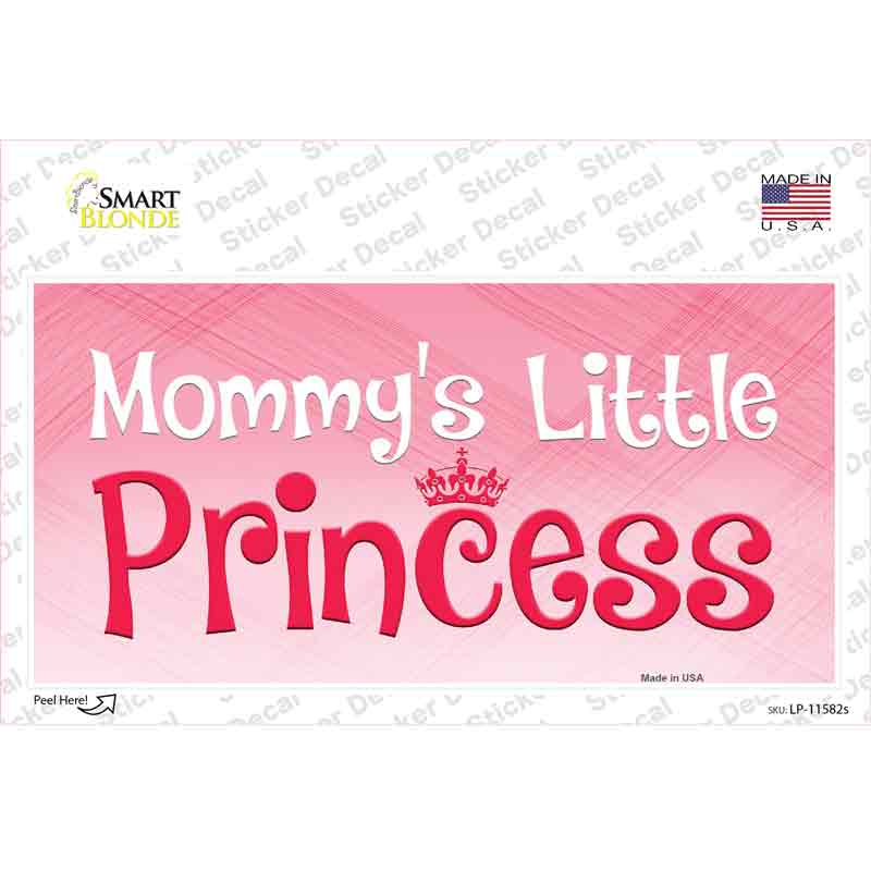 LP-11582s-M Mommys Little Princess Novelty Sticker Decal, Medium