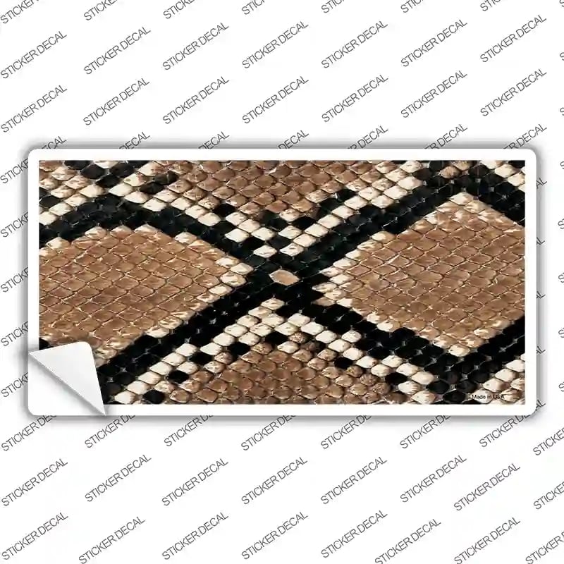 LP-2192s-XL Snake Skin Novelty Sticker Decal, Extra Large