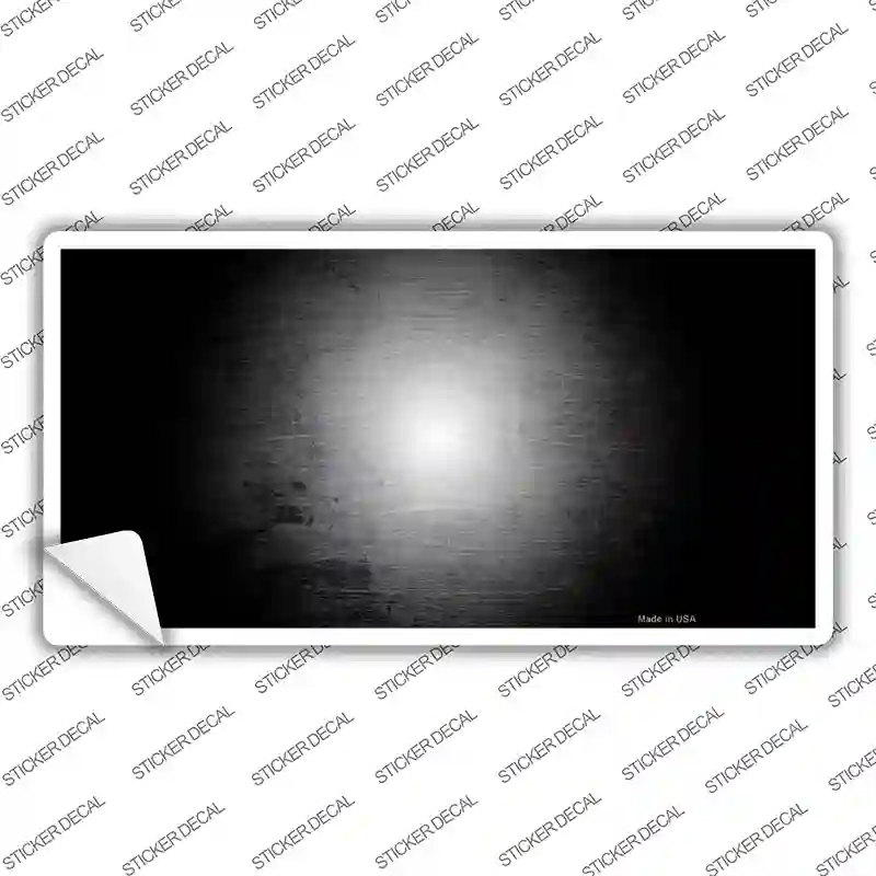 LP-3510s-XL Black & White Fade Scratched Novelty Sticker Decal, Extra Large