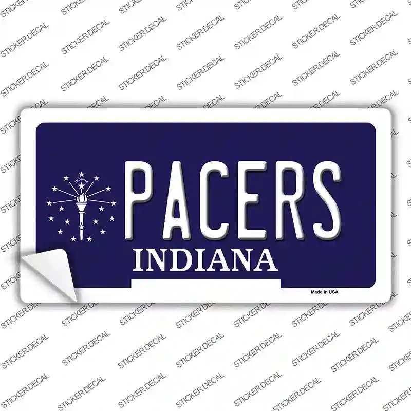 LP-2573s-XL Pacers Indiana State Novelty Sticker Decal, Extra Large