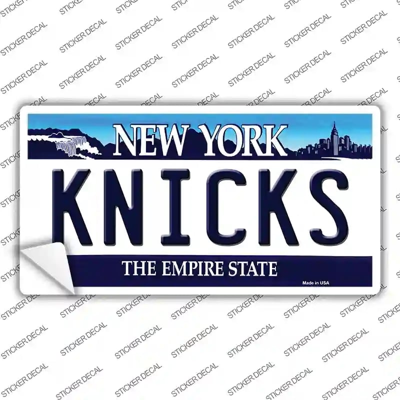 LP-2582s-L Knicks   York State Novelty Sticker Decal, Large