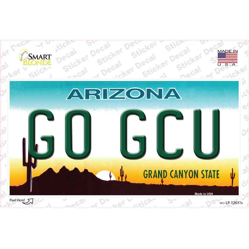 LP-12631s-M Go Grand Canyon Univ Novelty Sticker Decal, Medium