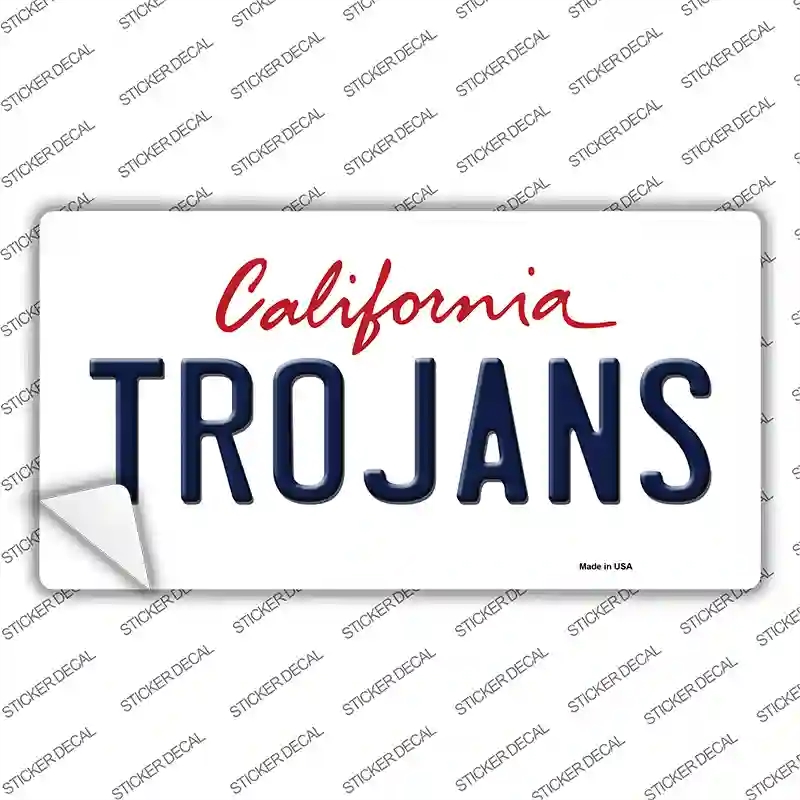 LP-12667s-L Trojans Novelty Sticker Decal, Large