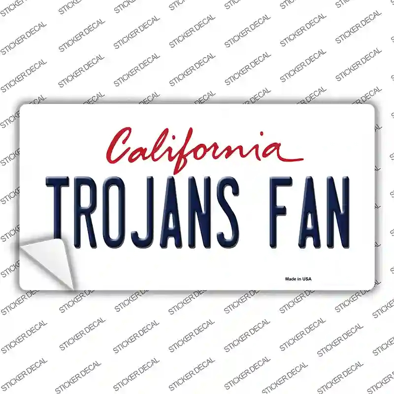 LP-12669s-S Trojans Fan Novelty Sticker Decal, Small