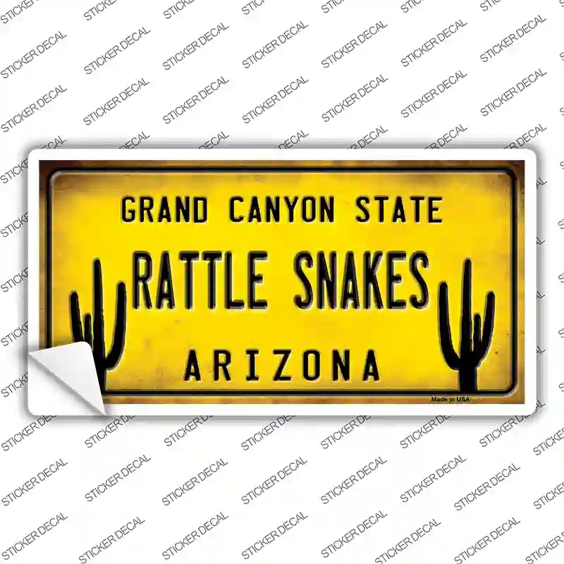 LP-12316s-S Arizona Rattle Snakes Novelty Sticker Decal, Small