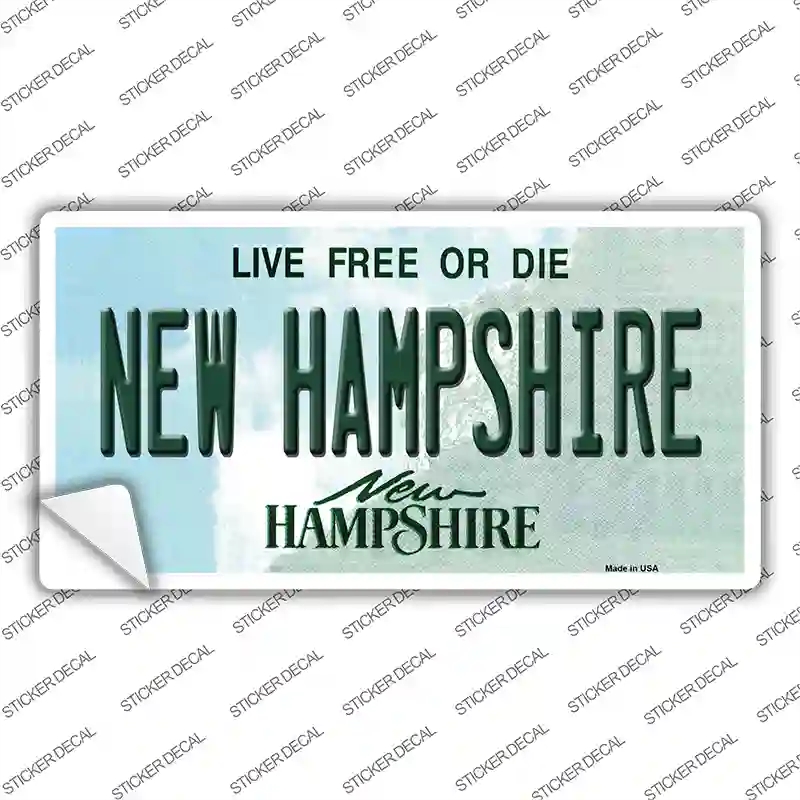 LP-11131s-XL   Hampshire State Novelty Sticker Decal, Extra Large