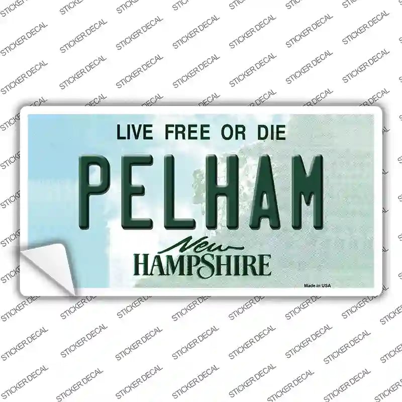 LP-11150s-XL Pelham   Hampshire State Novelty Sticker Decal, Extra Large