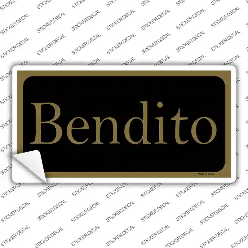 LP-1116s-S Bendito Novelty Sticker Decal, Small