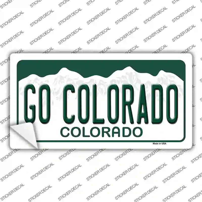 LP-12676s-XL Go Colorado Novelty Sticker Decal, Extra Large