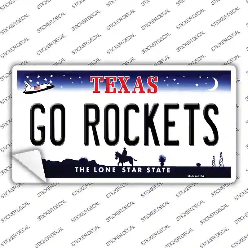 LP-13517s-XL Go Rockets Novelty Sticker Decal, Extra Large