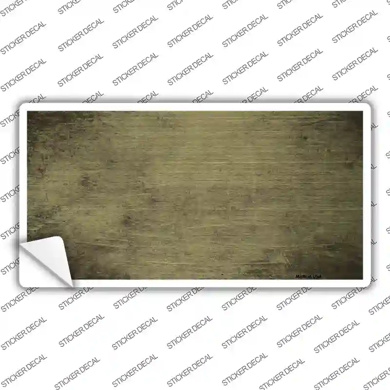 LP-6912s-XL Gold Oil Rubbed Solid Novelty Sticker Decal, Extra Large