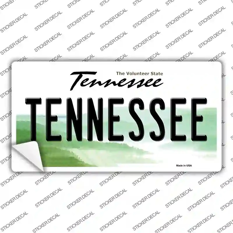 LP-12042s-M Tennessee Green Volunteer State Novelty Sticker Decal, Medium