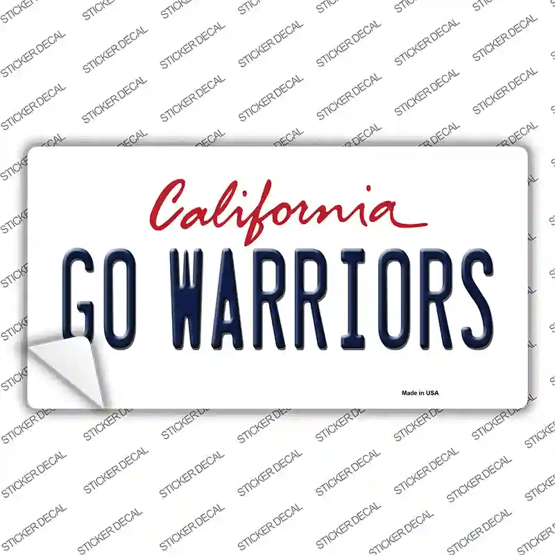 LP-13339s-XL Go Warriors Novelty Sticker Decal, Extra Large