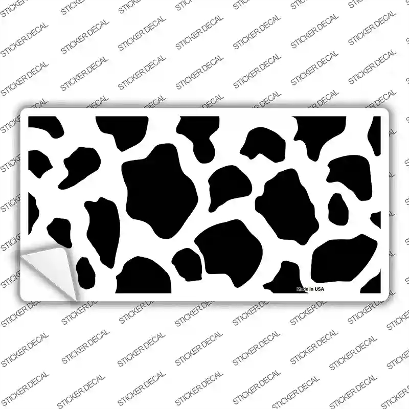 LP-7929s-S Cow Novelty Sticker Decal, Small