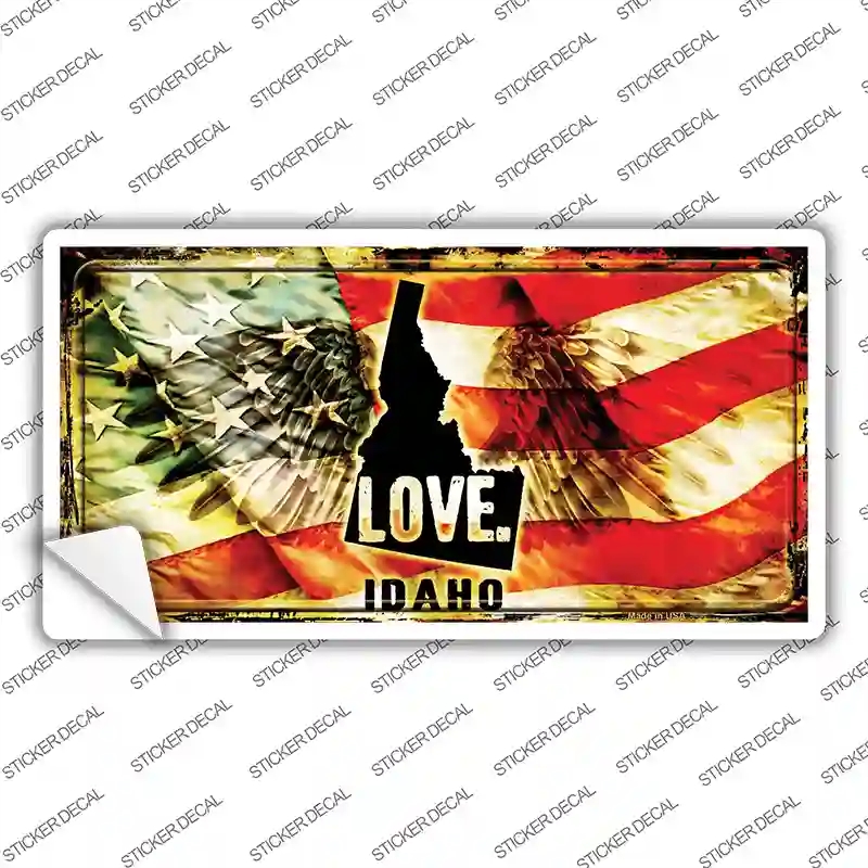 LP-8598s-L Idaho Love Novelty Sticker Decal, Large