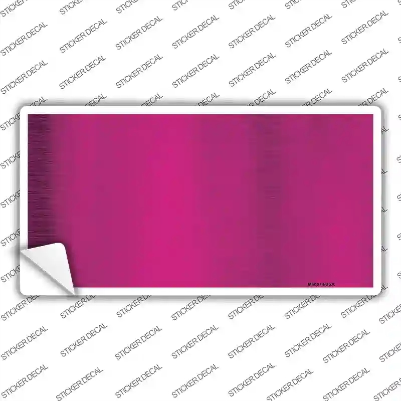 LPC-1000s-S Pink Metallic Solid Novelty Sticker Decal, Small