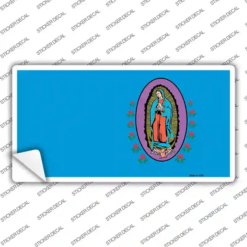 LP-4188s-S Virgin Mary Blue Novelty Sticker Decal, Small