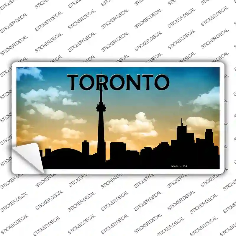 LP-8730s-XL Toronto Silhouette Novelty Sticker Decal, Extra Large