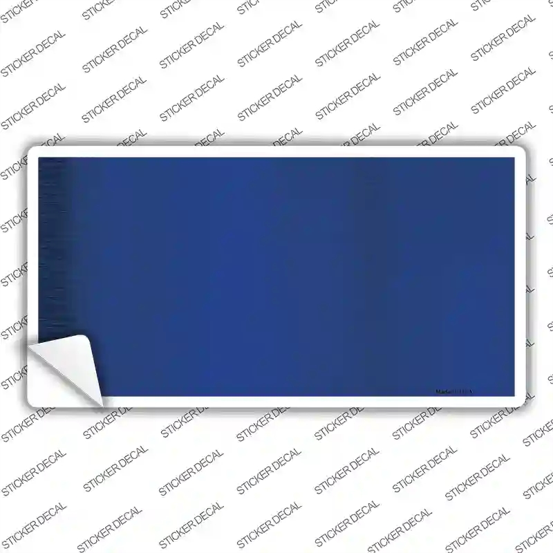 LPC-1002s-S Blue Metallic Solid Novelty Sticker Decal, Small