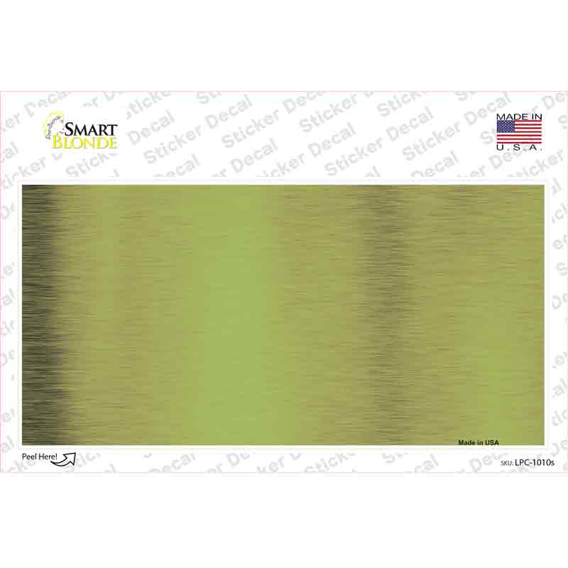 LPC-1010s-M Lime Green Metallic Solid Novelty Sticker Decal, Medium
