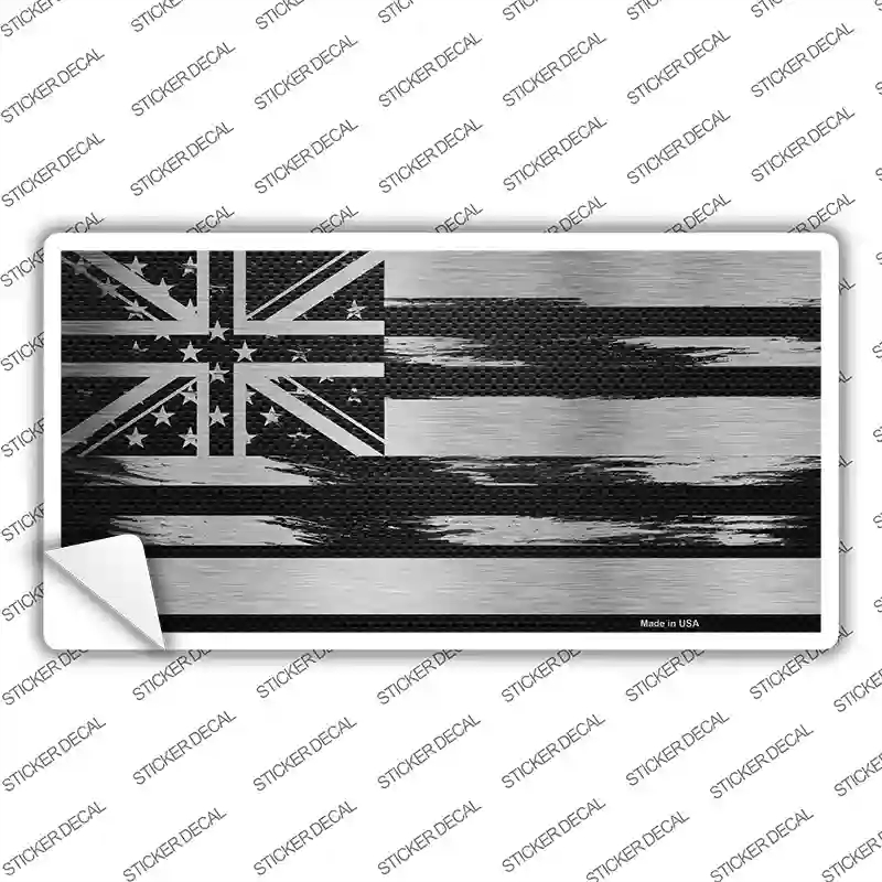 LPC-1103s-L Hawaii Carbon Fiber Novelty Sticker Decal, Large