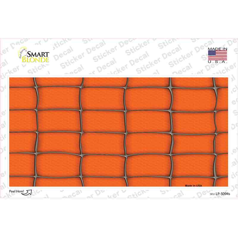 LP-5094s-M Web Orange Novelty Sticker Decal, Medium