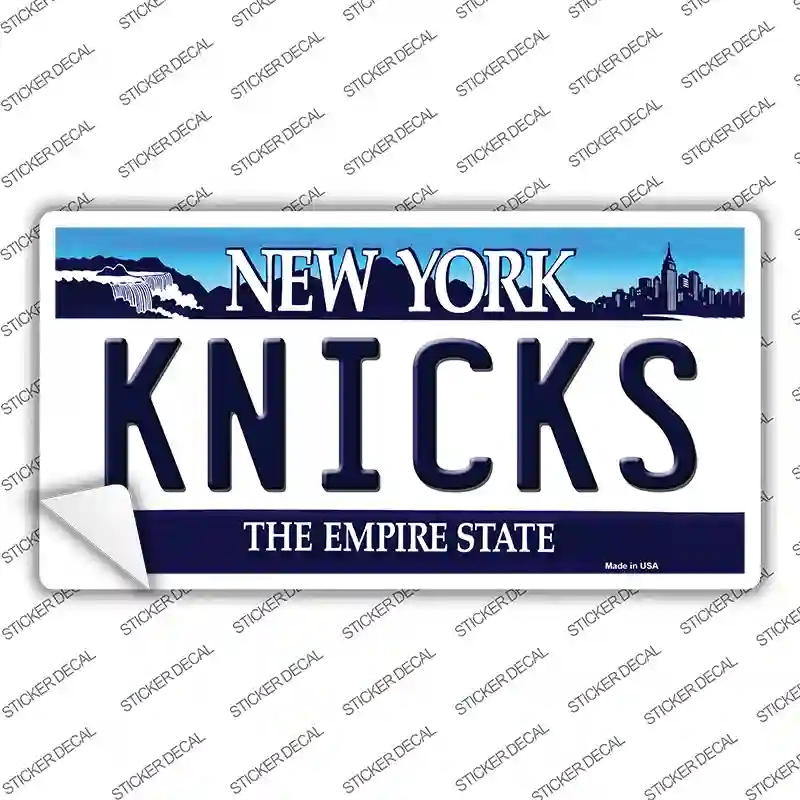 LP-2582s-XL Knicks   York State Novelty Sticker Decal, Extra Large