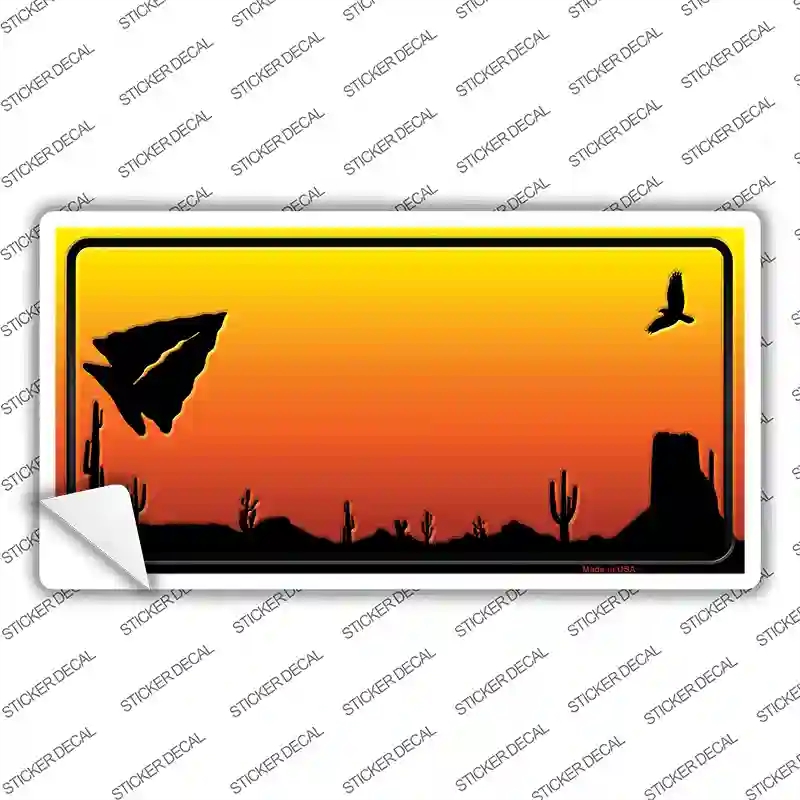 LP-9525s-S Arrowhead Blank Scenic Novelty Sticker Decal, Small