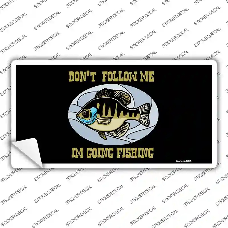 LP-3874s-L Dont Follow Me Novelty Sticker Decal, Large