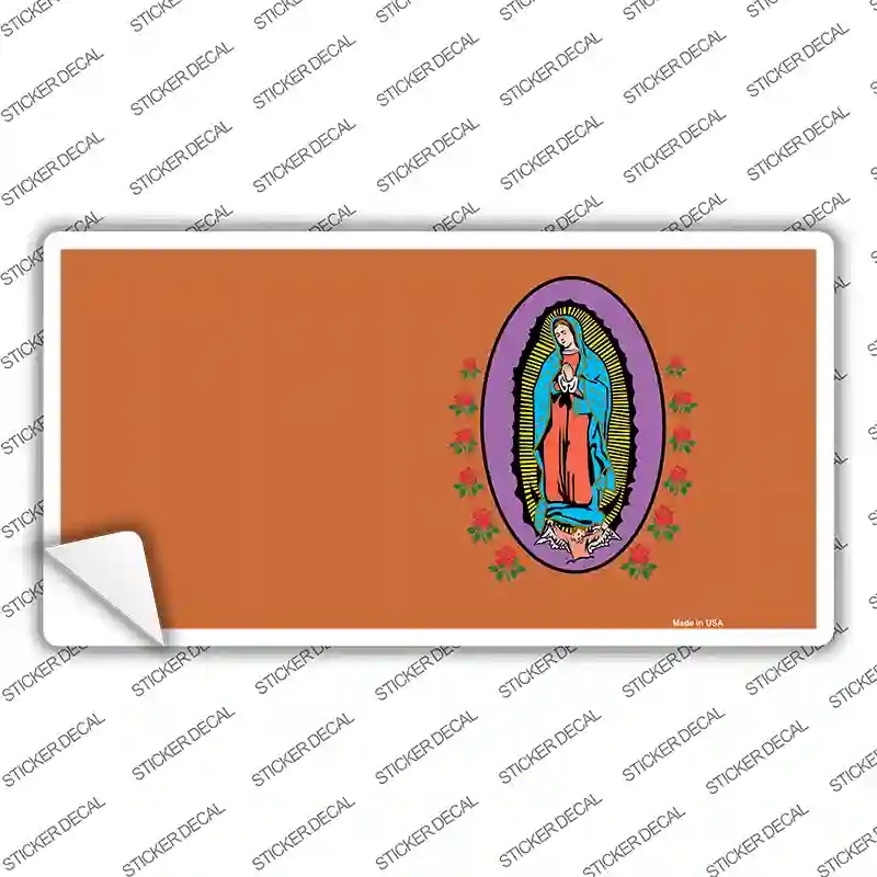 LP-4189s-XL Virgin Mary Copper Novelty Sticker Decal, Extra Large