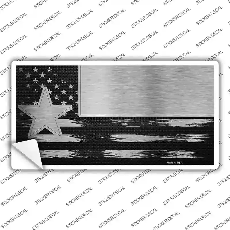 LPC-1135s-S Texas Carbon Fiber Novelty Sticker Decal, Small