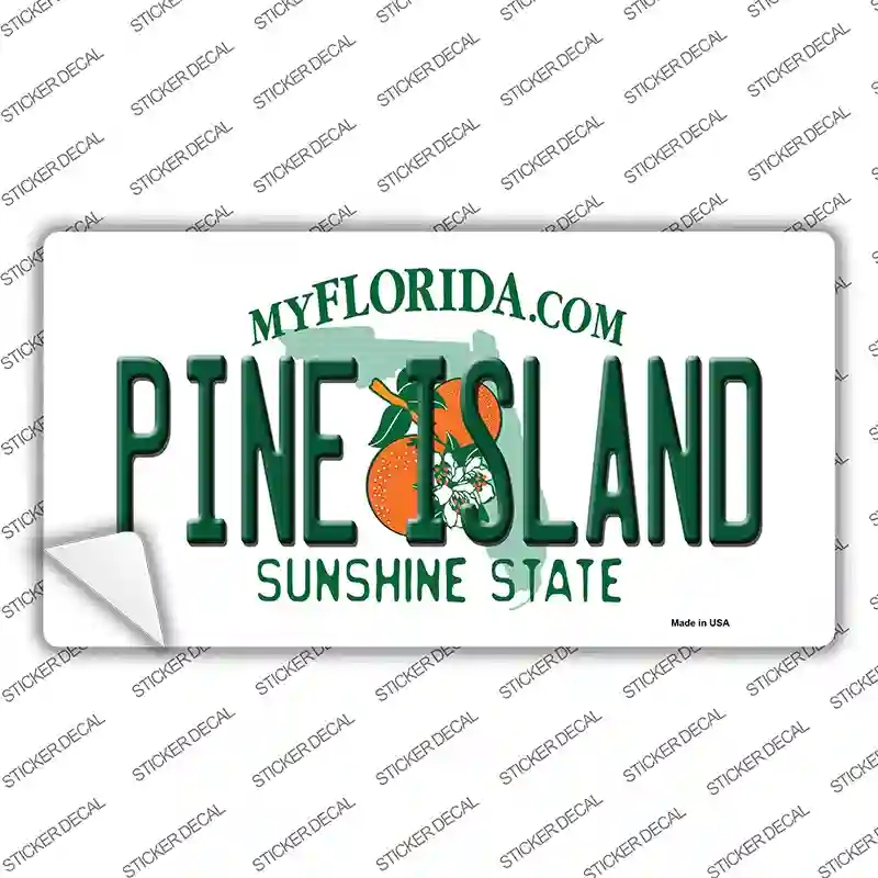 LP-8364s-XL Pine Island Novelty Sticker Decal, Extra Large