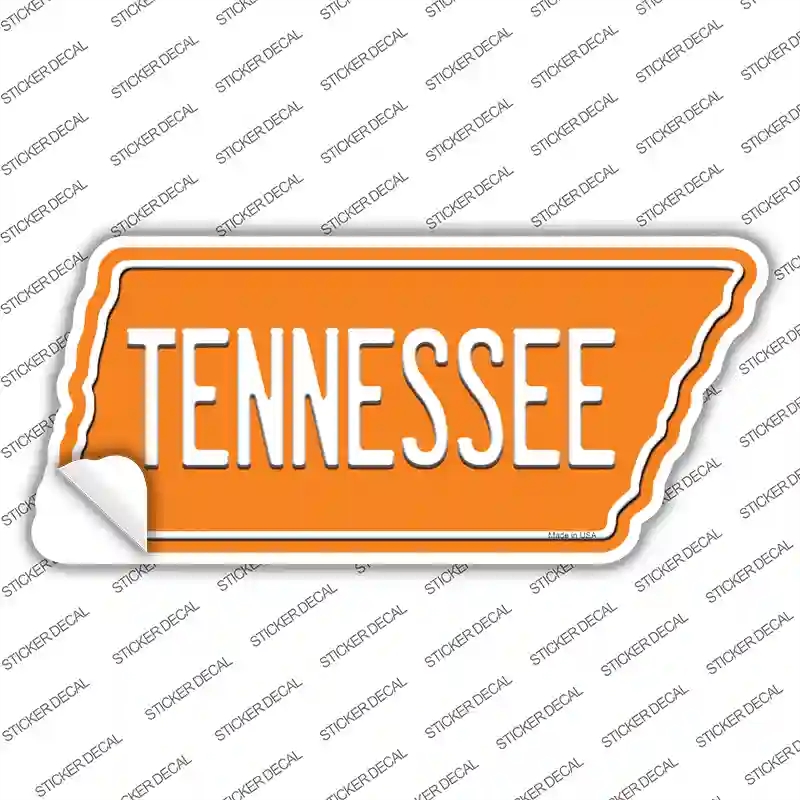 TN-043s-XL Tennessee Novelty Tennessee Shape Sticker Decal, Extra Large