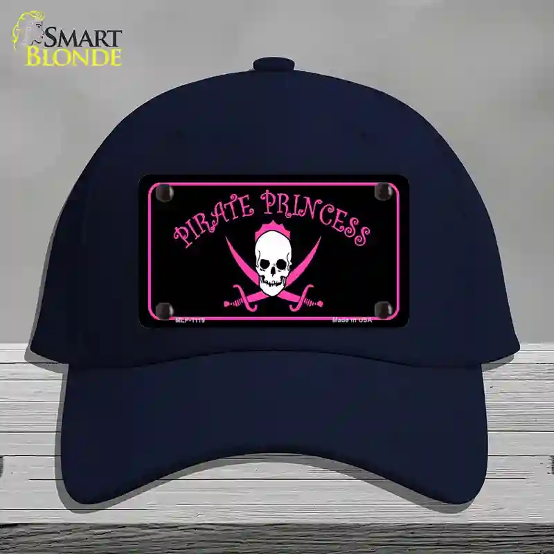 HAT20-MLP-1119 Pirate Princess Novelty License Plate Hat, Cotton - Navy