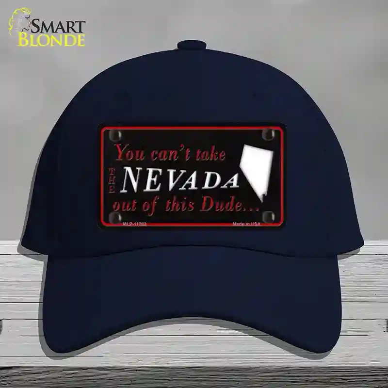 HAT20-MLP-11282 Nevada Dude Novelty License Plate Hat, Cotton - Navy