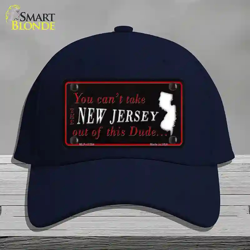 HAT20-MLP-11284   Jersey Dude Novelty License Plate Hat, Cotton - Navy