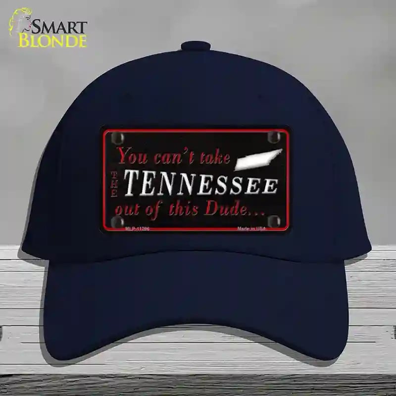 HAT20-MLP-11296 Tennessee Dude Novelty License Plate Hat, Cotton - Navy