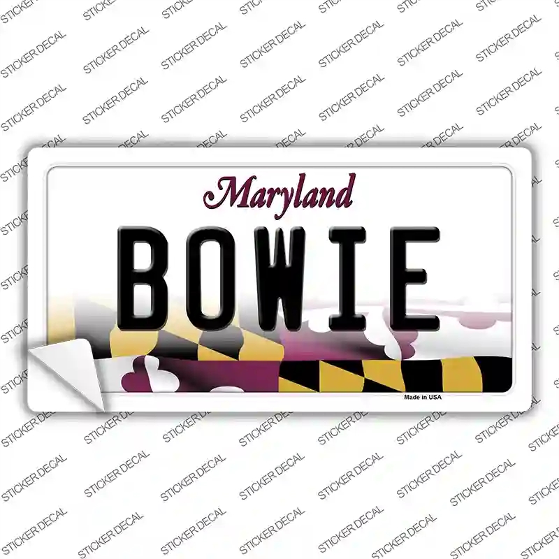 LP-10474s-S Bowie Maryland Novelty Sticker Decal, Small